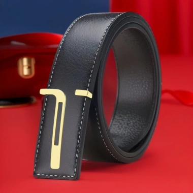 Thắt lưng da thật 3,3 cm nam nữ - Thiết kế thời trang công sở, giảm 141.570 VND