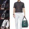 Thắt lưng da thật MOBANINA nam, khóa chốt hợp kim đa năng, thiết kế sang trọng thời trang 9