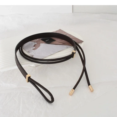 Thắt lưng da thiết kế thắt nút mới – Phụ kiện trang trí nữ, con dấu thắt lưng – Giá 77.113₫ 13