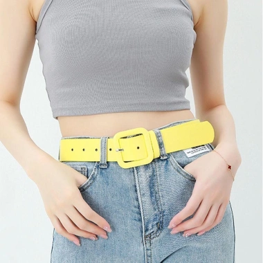 Thắt lưng da WINTESTAY sang trọng màu kẹo, dây mỏng siêu nhẹ, giảm 23%