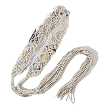 Thắt Lưng Dây Xích Bohemian Dệt Hạt - Phối Váy và Quần Jean, Giá 235.400₫