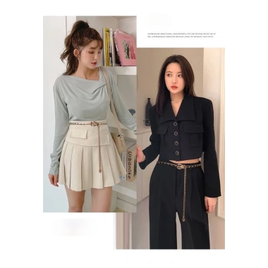 Thắt lưng dây xích kim loại dài, sang trọng phối tua rua, hợp quần jeans nữ 4 Thắt lưng dây xích kim loại dài, sang trọng phối tua rua, hợp quần jeans nữ 4