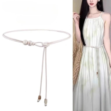 Thắt lưng đính cườm sang trọng và dây chuyền da dệt thời trang nữ Giá chỉ 39.600 VND 3