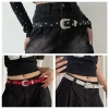 Thắt lưng đinh tán ngôi sao NLINNI - Phong cách Punk Y2K, da PU rộng, phù hợp quần jean & váy, giá ưu đãi 104.500 VND 3
