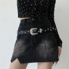 Thắt lưng đinh tán ngôi sao NLINNI - Phong cách Punk Y2K, da PU rộng, phù hợp quần jean & váy, giá ưu đãi 104.500 VND 8