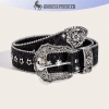 Thắt lưng kim cương giả Gothic nữ - Da PU phong cách Tây Y2K, giảm giá 20% 5