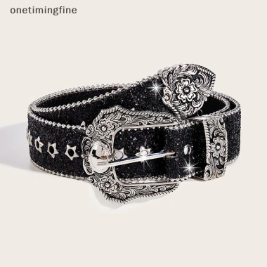 Thắt lưng kim cương giả Gothic nữ - Da PU phong cách Tây Y2K, giảm giá 20% 10 Thắt lưng kim cương giả Gothic nữ - Da PU phong cách Tây Y2K, giảm giá 20% 10
