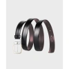Thắt Lưng MB Convex Reversible Da Bê 2 Mặt 30mm - Khóa Bạc Viền Vàng, Đen/Nâu 7.15 Triệu 4