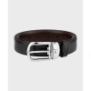Thắt lưng MB Horseshoe Buckle 30mm Da bê 2 mặt, khóa mạ vàng sang trọng, giá ưu đãi 4,535,000 VND 3
