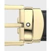 Thắt lưng MB Horseshoe Buckle 30mm Da bê 2 mặt, khóa mạ vàng sang trọng, giá ưu đãi 4,535,000 VND 6