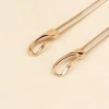 Thắt lưng mỏng co giãn nữ màu vàng dây xích cặp móc, phù hợp váy, chỉ 51.987₫ 4