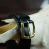 Thắt lưng nam 34mm Da bò nguyên miếng, đinh đục, khoá đồng thau Bm5 - 275k 5