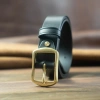 Thắt lưng nam 34mm da bò nguyên tặng đinh đục - Khóa đồng thau Bm1 giá 280k