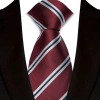 Thắt Lưng Nam 8cm Cổ Điển Marron Burgundy - Phù hợp tiệc cưới, kinh doanh 5
