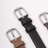 Thắt lưng nam bản nhỏ 2.3cm Liena Belt da Microfiber khóa kim Andras cao cấp 4