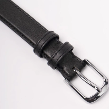 Thắt lưng nam bản nhỏ 2.3cm Liena Belt da Microfiber khóa kim Andras cao cấp 5