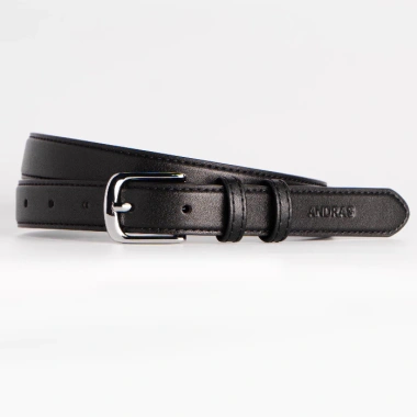 Thắt lưng nam bản nhỏ 2.3cm Liena Belt da Microfiber khóa kim Andras cao cấp 10