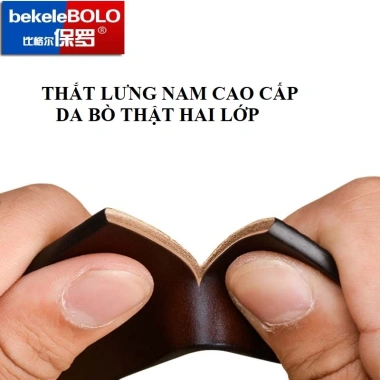 Thắt Lưng Nam BEKELE BOLO Da Bò Thật 2 Lớp – Giá Ưu đãi 179.000₫, Sang trọng