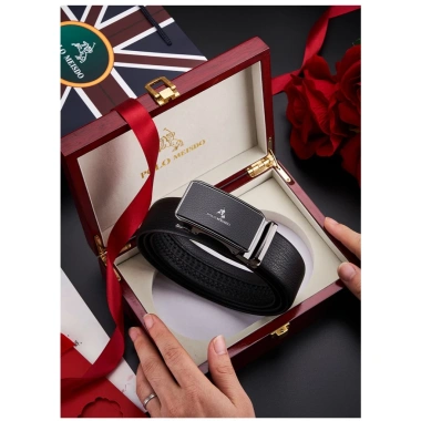 Thắt Lưng Nam Cao Cấp POLO MEISDO Da Bò 100% Sang Trọng Giá 1.8 Triệu 9