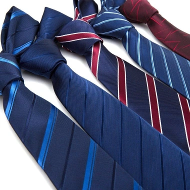 Thắt Lưng Nam Công Sở 8cm Cà Vạt Xanh Navy Sọc Đậm - Giá 71.280đ