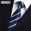 Thắt Lưng Nam Công Sở 8cm Cà Vạt Xanh Navy Sọc Đậm - Giá 71.280đ 8