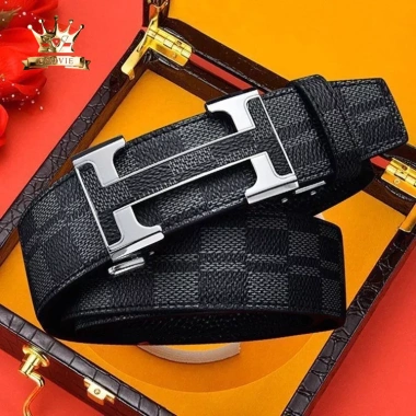 Thắt Lưng Nam Da Bò 100% Cao Cấp CROVIE CV55 Khóa Tự Động - Giá 500k 2