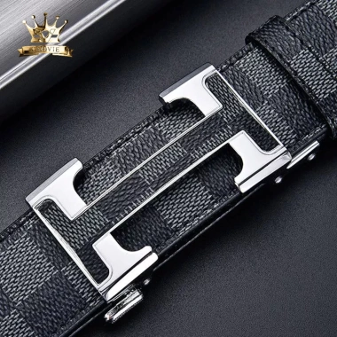 Thắt Lưng Nam Da Bò 100% Cao Cấp CROVIE CV55 Khóa Tự Động - Giá 500k 4