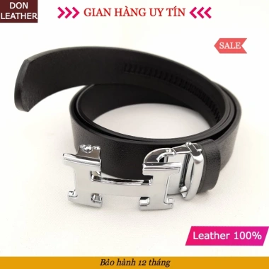 Thắt Lưng Nam Da Bò 100% Kiểu Chữ H Vàng - Bạc, Khóa Rút Chống Trượt - 350k 4 Thắt Lưng Nam Da Bò 100% Kiểu Chữ H Vàng - Bạc, Khóa Rút Chống Trượt - 350k 4