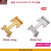 Thắt Lưng Nam Da Bò 100% Kiểu Chữ H Vàng - Bạc, Khóa Rút Chống Trượt - 350k 7