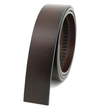 Thắt Lưng Nam Da Bò 3.5cm Rộng Thật Không Khóa - Thiết Kế Cao Cấp, Dây Da Thật
