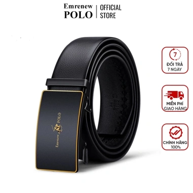 Thắt Lưng Nam Da Bò Cao Cấp Emrenew Polo 2 Lớp - Full Hộp Đựng, Giá 459.000₫