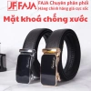 Thắt lưng nam da bò Fttleather, mặt trượt, chống xước, chính hãng 530k