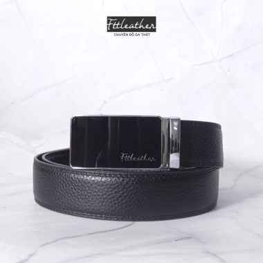 Thắt lưng nam da bò Fttleather, mặt trượt, chống xước, chính hãng 530k 2