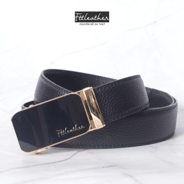 Thắt lưng nam da bò Fttleather, mặt trượt, chống xước, chính hãng 530k 8