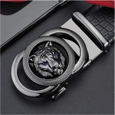 Thắt lưng nam da bò nguyên chất, khóa tự động hợp kim cao cấp - Giá 245.000đ