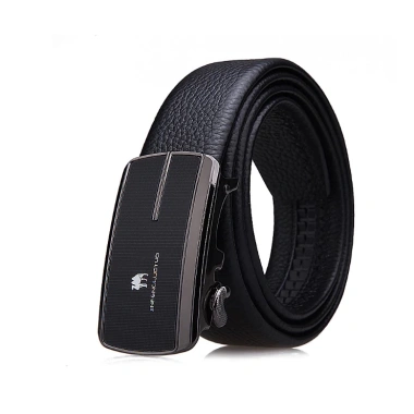 Thắt lưng nam da bò nguyên chất mặt khóa tự động, hợp kim cao cấp - 295.000đ