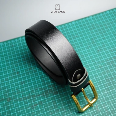 Thắt lưng nam da bò nguyên miếng 35mm, khóa đồng đúc cao cấp - Giá ưu đãi 219.000₫ 7
