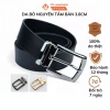 Thắt lưng nam da bò nguyên tấm 3.8cm đen, khóa cài, PQ Leather PL19, bảo hành 12 tháng, 239k