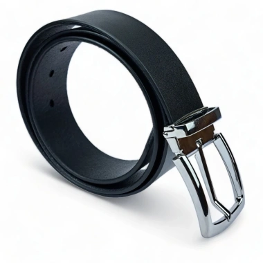 Thắt lưng nam da bò nguyên tấm 3.8cm đen, khóa cài, PQ Leather PL19, bảo hành 12 tháng, 239k