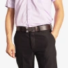 Thắt lưng nam da bò nguyên tấm Bụi Leather L111 màu nâu, khóa tăng tự động thép không gỉ, BH 12 tháng - 339k 9