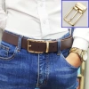 Thắt lưng nam da bò nguyên tấm Bụi Leather L113 màu nâu, khóa thép không gỉ, BH 12 tháng - Giá ưu đãi 366k 8