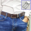 Thắt lưng nam da bò nguyên tấm Bụi Leather L113 màu nâu, khóa thép không gỉ, BH 12 tháng - Giá ưu đãi 366k 9