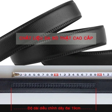 Thắt lưng nam da bò thật 3.5cm cao cấp – Khóa hợp kim tự động, giá ưu đãi 99.500₫ 8