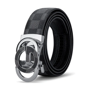 Thắt Lưng Nam Da Thật 3.5cm Chữ G Kẻ Sọc Khóa Tự Động, phù hợp quần jean, chỉ 111.650₫ 8