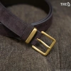 Thắt lưng nam da trơn THE D da lộn size 100-105 Sude Belt 03 giảm giá 450k 3