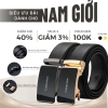 Thắt lưng nam Dabaraac da cao cấp mặt mạ kim, khóa tự động, chỉ 129.000₫