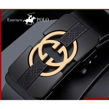 Thắt Lưng Nam Emrenew POLO Da Bò Cao Cấp 2 Lớp Hộp Đựng Mặt Khóa Hợp Kim, Giá 480k