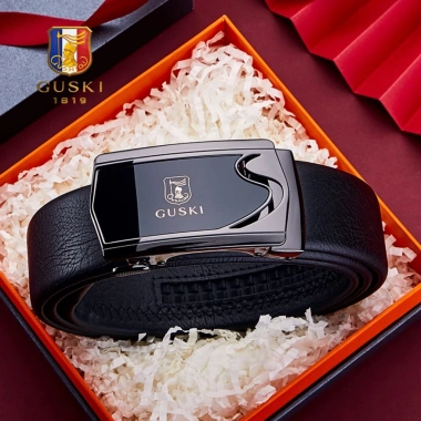 Thắt lưng nam GUSKI da bò thật sang trọng - Chính hãng, giảm giá 895.000đ