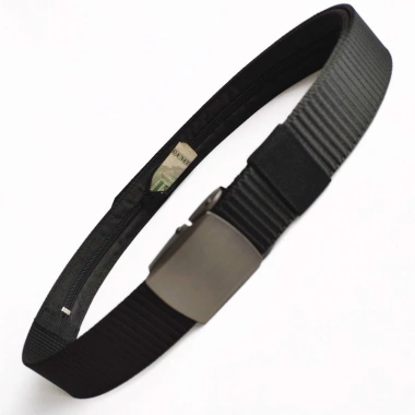 Thắt lưng nam hợp kim khóa nylon 3.8cm, giấu tiền an toàn, dây kéo ngoài trời Thắt lưng nam hợp kim khóa nylon 3.8cm, giấu tiền an toàn, dây kéo ngoài trời