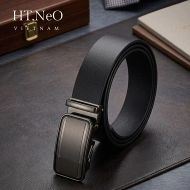 Thắt Lưng Nam HT.NeO DL-20 Mặt Khoá Lăn Tiện Lợi Da Bò Cao Cấp - Giá 370.000₫